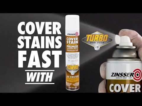 Prime Faster with Zinsser Cover Stain Turbo Spray