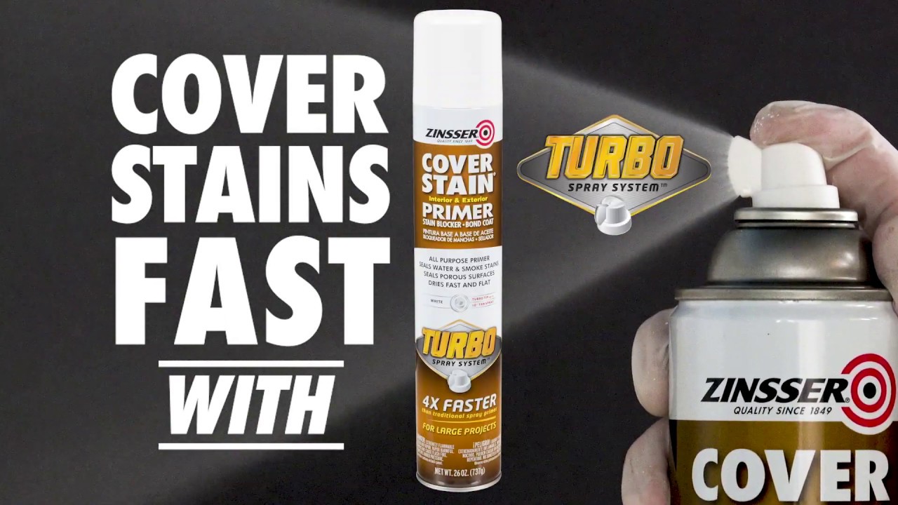 Thumbnail for Prime Faster with Zinsser Cover Stain Turbo Spray