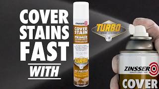 Thumbnail for Prime Faster with Zinsser Cover Stain Turbo Spray
