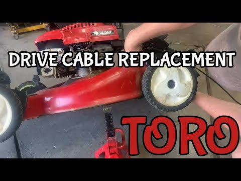 Toro Lawnmower Personal Pace Drive Cable Replacement Small Engine Repair