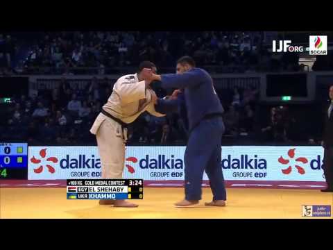 Judo 2016 Grand Prix Dusseldorf: El Shehaby (EGY) - Khammo (UKR) [+100kg] final