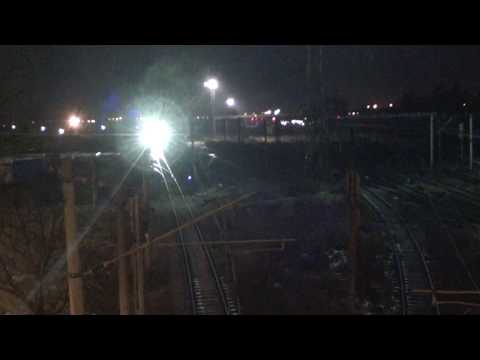 Tren de marfa GFR pleaca din statia Suceava tras de EA571  - 23.12.2016