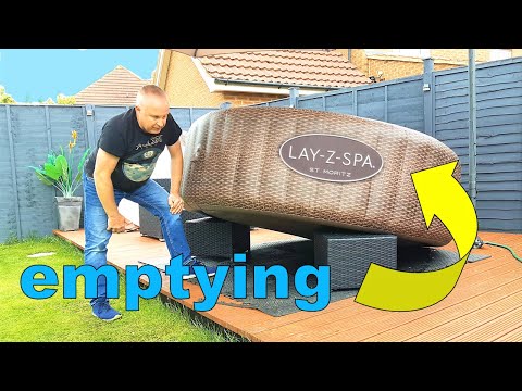 How to Empty a Lay Z Spa | 🛠 NO Extra Tools or Equipment Required ✔