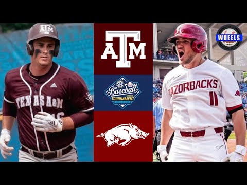 #10 Texas A&amp;M vs #2 Arkansas | SEC Tournament Round 2 (Double Elimination) | 2023 College Baseball
