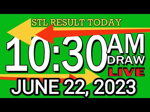 LIVE 10:30AM STL RESULT JUNE 22, 2023 LOTTO RESULT WINNING