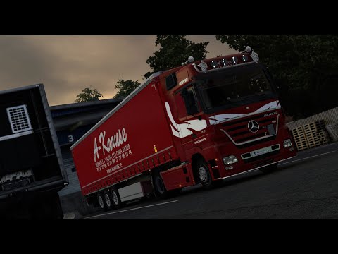 [ETS2, 1.43] - [Promods V2.60] Akaruse Transporte - Mercedes Benz Actros MP2 - Pärnu[EST] - Gävle[S]
