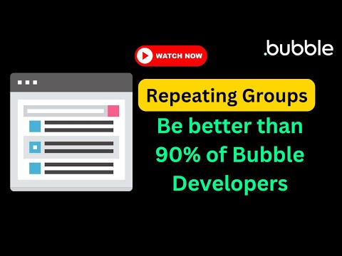 Nested Repeating Groups in Bubble: A Step-By-Step Guide thumbnail