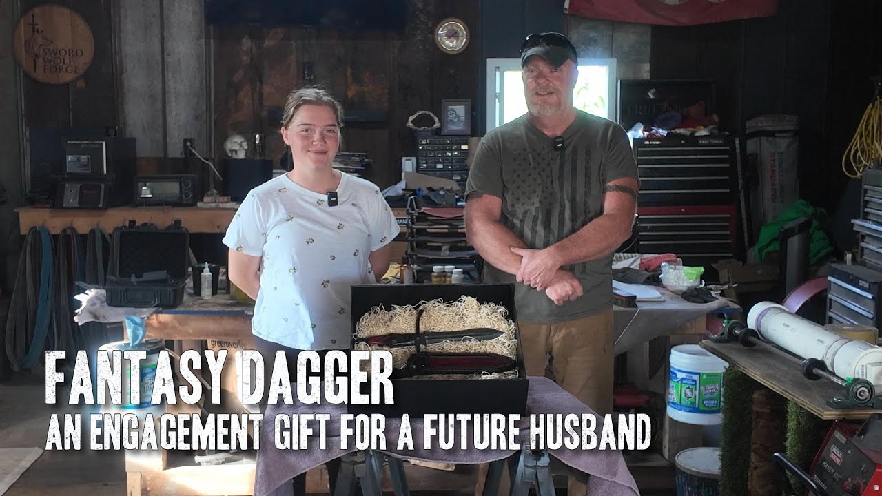 Fantasy Dagger Engagement Gift for a Future Husband | Watch How It's Made