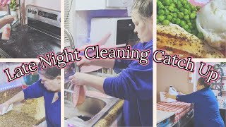 Evening Clean With Me | Dinner, Dishes & Laundry