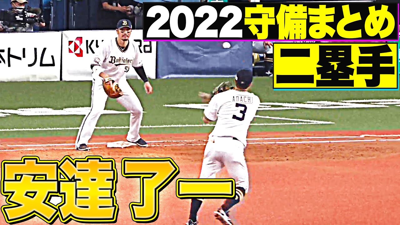 【二塁手】好守備2022『オリックス・安達了一 編』