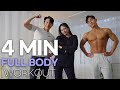 태하와 함께 4분 전신 타바타 (지방 태우기 홈트)ㅣ4min Fullbody Tabata with TAEHA (Kpop Idol)ㅣFat Loss at Home