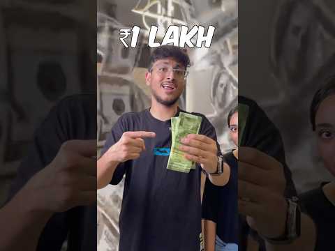 We Gave Mom ₹1 Lakh but only 1 Hour to Spend 😱 #shorts #viral #moneychallenge