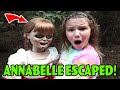 Annabelle ESCAPED! We Found Annabelle In Our Woods!