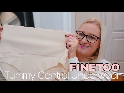 Trying On New Tummy Control Shape-Wear Underwear | High-Waist Women's Underwear