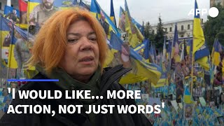 Russians and Ukrainians react after Trump says Ukraine can win back all territory | AFP