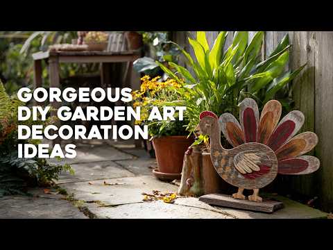 🌻 Create Gorgeous Garden Art: DIY Outdoor Decoration Ideas