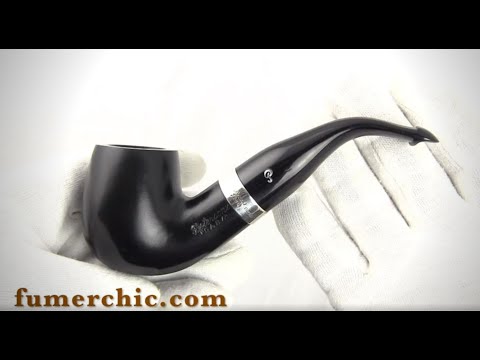 Pipe Peterson Cara Black XL90: pipe courbée en bruyère.