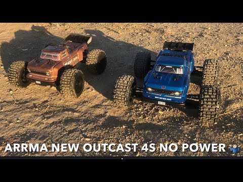 New arrma Outcast 4S V2 vs V1 Has Issues Right away 5 min it breaks both rc ?