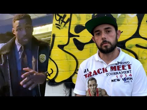 Graffiti Artist Calls Out Security Guard To Fight