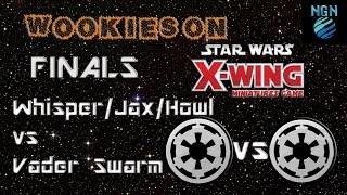 X-Wing Store Champs: Finals - Whisper/Jax/Howl vs Vader Swarm w/Commentary