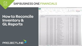 How to Reconcile Inventory and GL Reports | SAP Business One