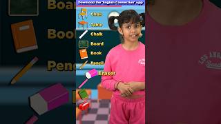 10 Classroom 📝  Objects in English, Learn with Adi, Kids English Vocabulary, Adi Connection #shorts