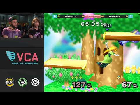 VCA - Demise | Trif (Peach) Vs. Overtriforce (Sheik) - Losers Finals - Melee Singles