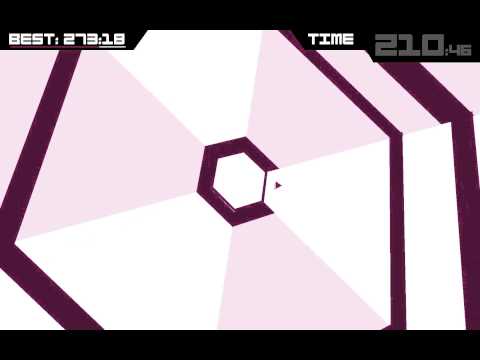 5 Deathless Minutes Of Super Hexagon (Hexagon Stage, 316 seconds)
