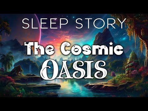 A Magical Space Odyssey - "The Cosmic Oasis" - Cozy Sleep Story with Brown Noise