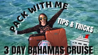 Pack with Me | Our 3 Day Bahamas Cruise