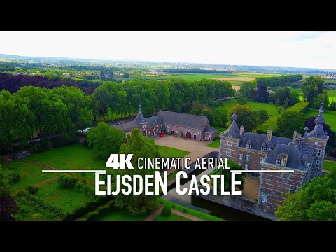 EIJSDEN CASTLE MAASTRICHT 4K Drone | THE NETHERLANDS Aerial