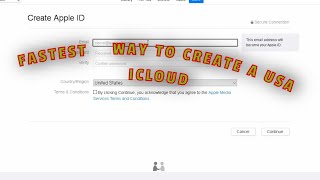 How to create usa iCloud or Any other country iCloud  no number needed