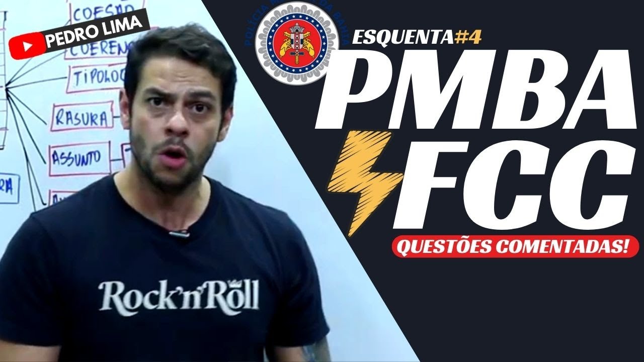 🔴PMBA 2022 | QUESTÕES COMENTADAS | Português FCC