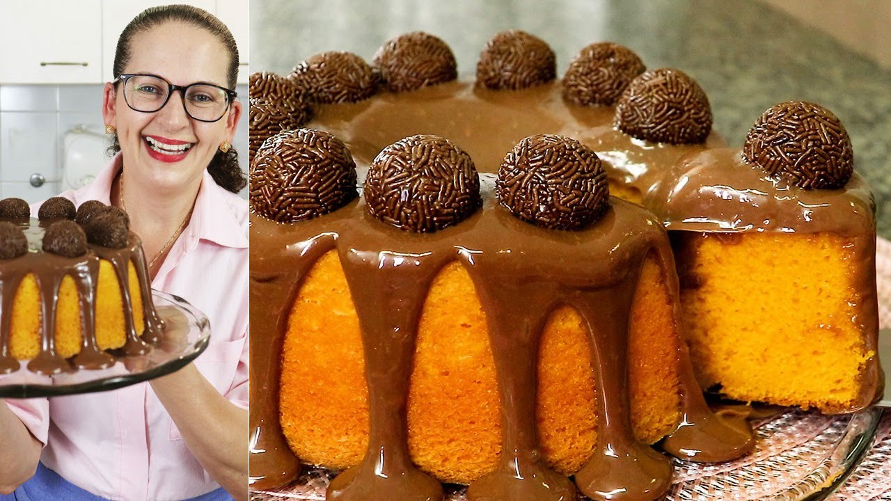BOLO DE CENOURA FOFÍSSIMO, RÁPIDO, FÁCIL E DELICIOSO! O MELHOR DO MUNDO! - Isamara Amâncio