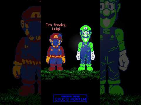 Freaky Mario shows his hole to Luigi 💀