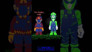 Freaky Mario shows his hole to Luigi 💀
