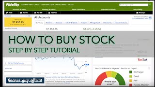 How to buy stock on Fidelity (2022)
