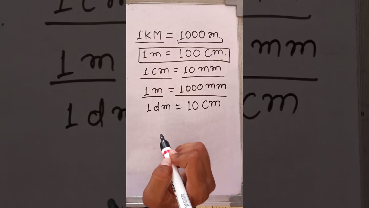 length measurement unit in m CM DM km | #drdukiya #mathas #mathematics class 6th NCERT Book #shorts