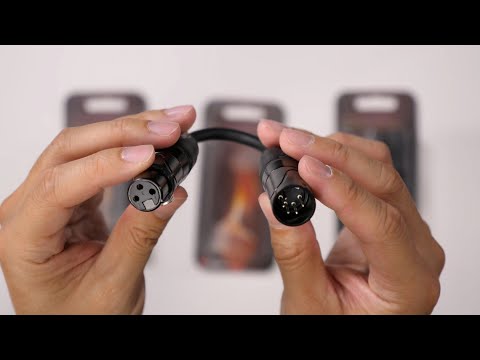 Kopul DMX53PA-S 5-Pin Male to 3-Pin Female DMX Adapter Cable (6 inch) Unboxing