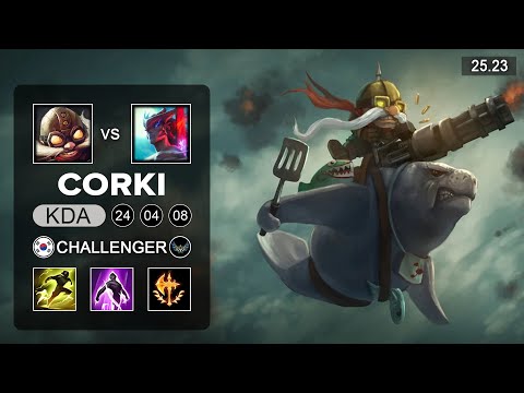 Corki vs Yone Mid - KR Challenger - Patch 25.23 Season 15