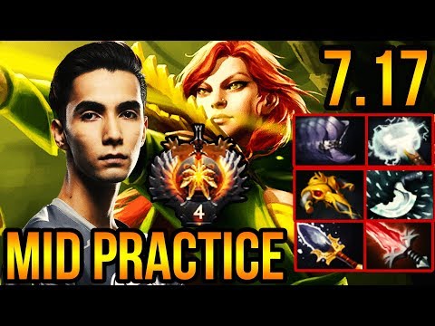 Windranger Pro Gameplay - Sumail Mid Lane Practice - EG Dota 2 Patch 7.17