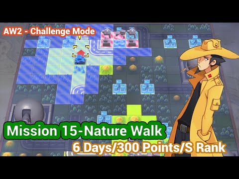 AW2 - Mission 15 - Nature Walk - Challenge Campaign | Advance War 1+2 Re-boot Camp