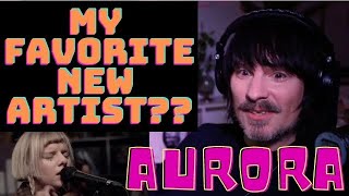 STUNNED SINGER&#39;S first REACTION to AURORA - CHURCHYARD + GENTLE EARTHQUAKE (LIVE AT KEXP)