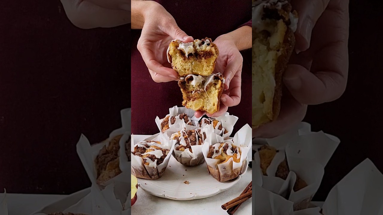 Apple Cinnamon Streusel Muffins