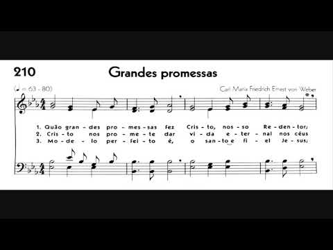 Hinário 5 CCB - Hino 210 - Grandes promessas - Strings - Teclado Yamaha PSR S670