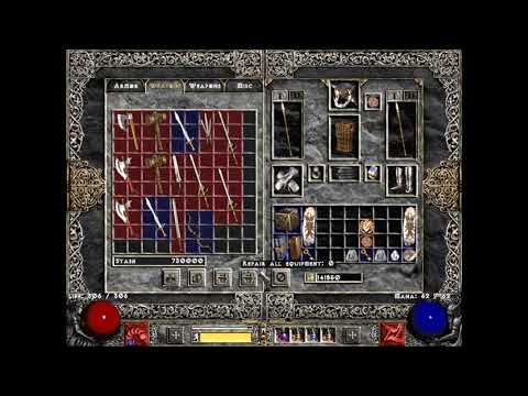 Diablo 2 LOD - HC Barb - Double Throw/Grim Ward/No Merc/No Boo - Act 5 + Cow Level - Normal - 7