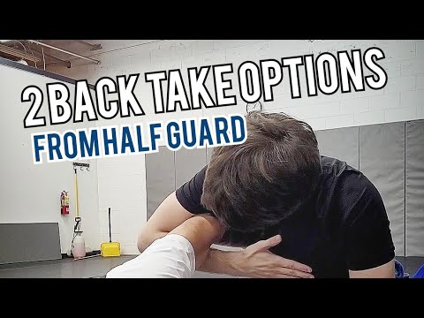 Back Take options from bottom Half Guard