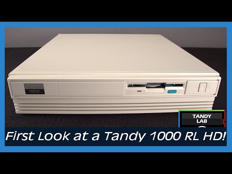Tandy RL/HD - A Quiet Family PC from Radio Shack - First Look #septandy