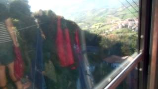 アキーラさん利用②親日国サンマリノ・ティターノ山頂の城塞へのケーブルカー!Cable-car,Bound for Citadel,San-Marino