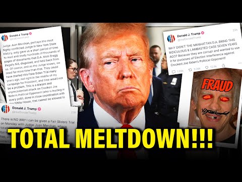 Trump FREAKS OUT Moments Before CRIMINAL TRIAL Starts